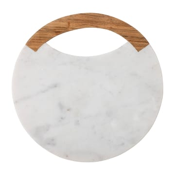 Daniela カ��ッティングボード (ハンドル付き) Ø30 cm - White marble-acacia - Bloomingville | ブルーミングヴィル