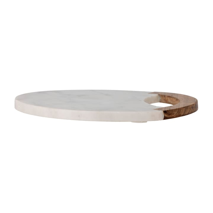Daniela カッティングボード (ハンドル付き) Ø30 cm, White marble-acacia Bloomingville | ブルーミングヴィル