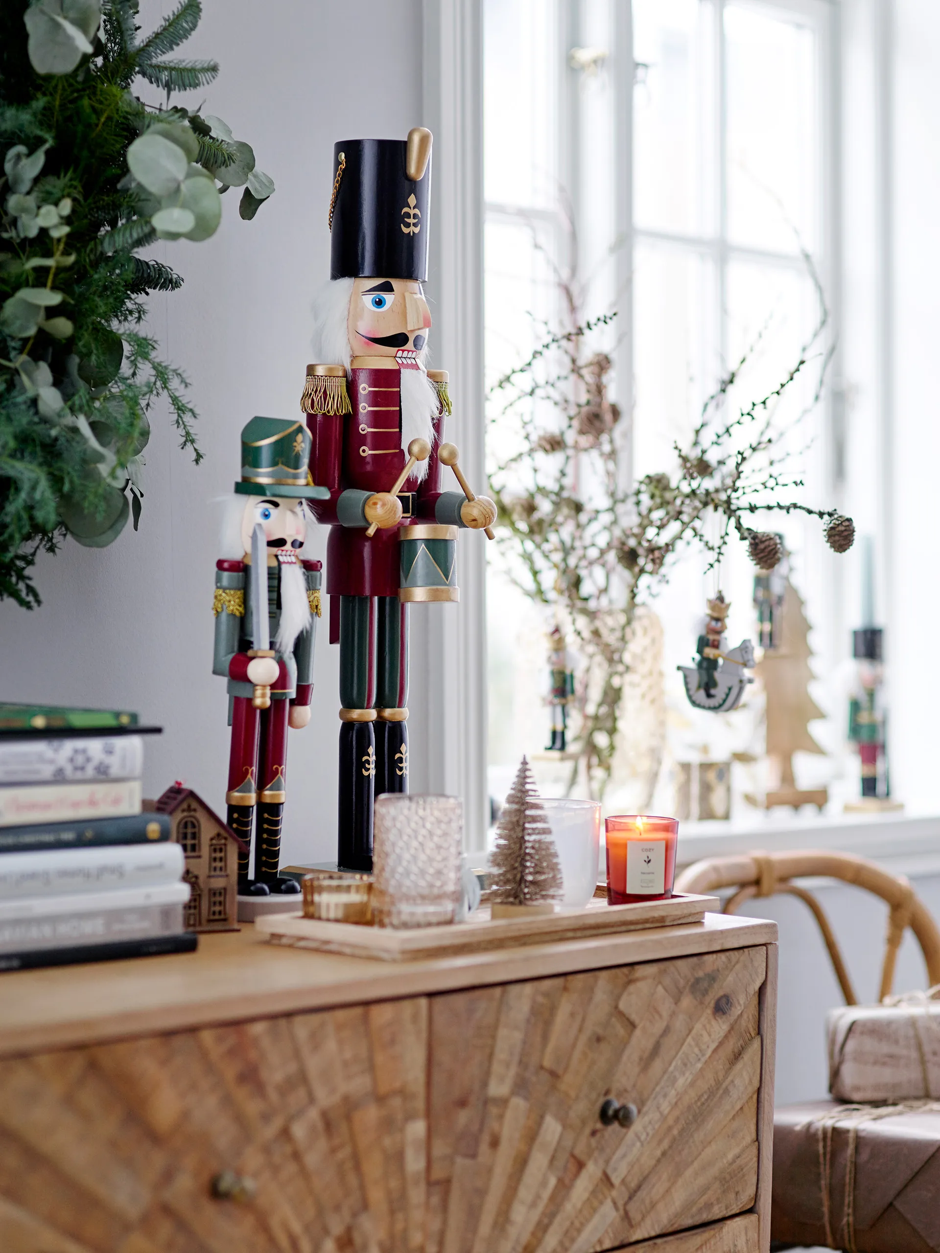 Darren ナッツクラッカー デコレーション 38 cm 2 ピース, Green Bloomingville | ブルーミングヴィル