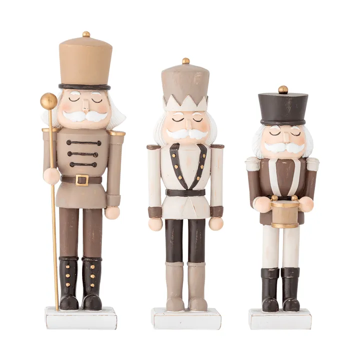 Darryl nötknäppare juldekoration - Brown, 3 pieces - Bloomingville | ブルーミングヴィル