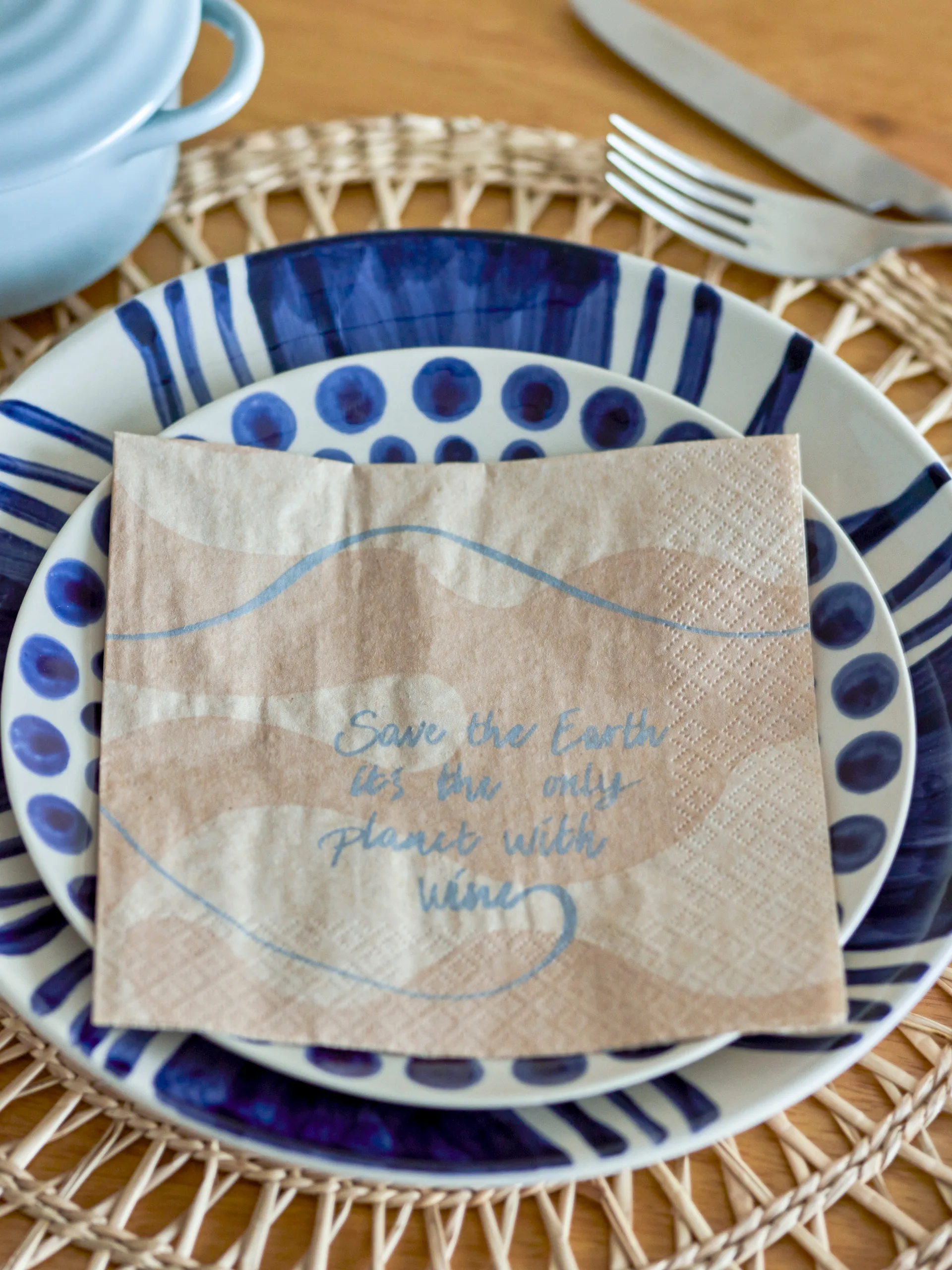 Earth ナプキン 33x33 cm 20枚セット, Nature Bloomingville | ブルーミングヴィル