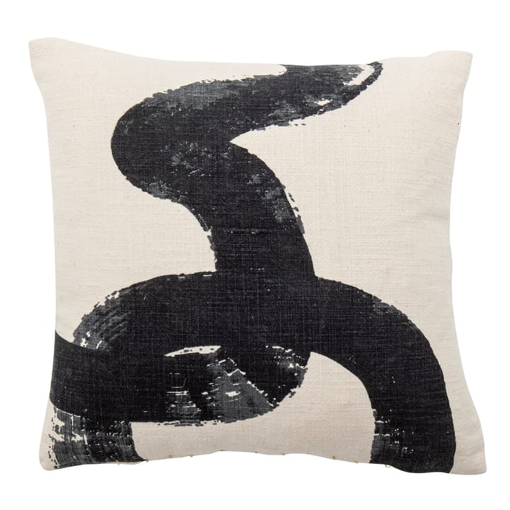 Ebell クッション 40x40 cm, white-black Bloomingville | ブルーミングヴィル