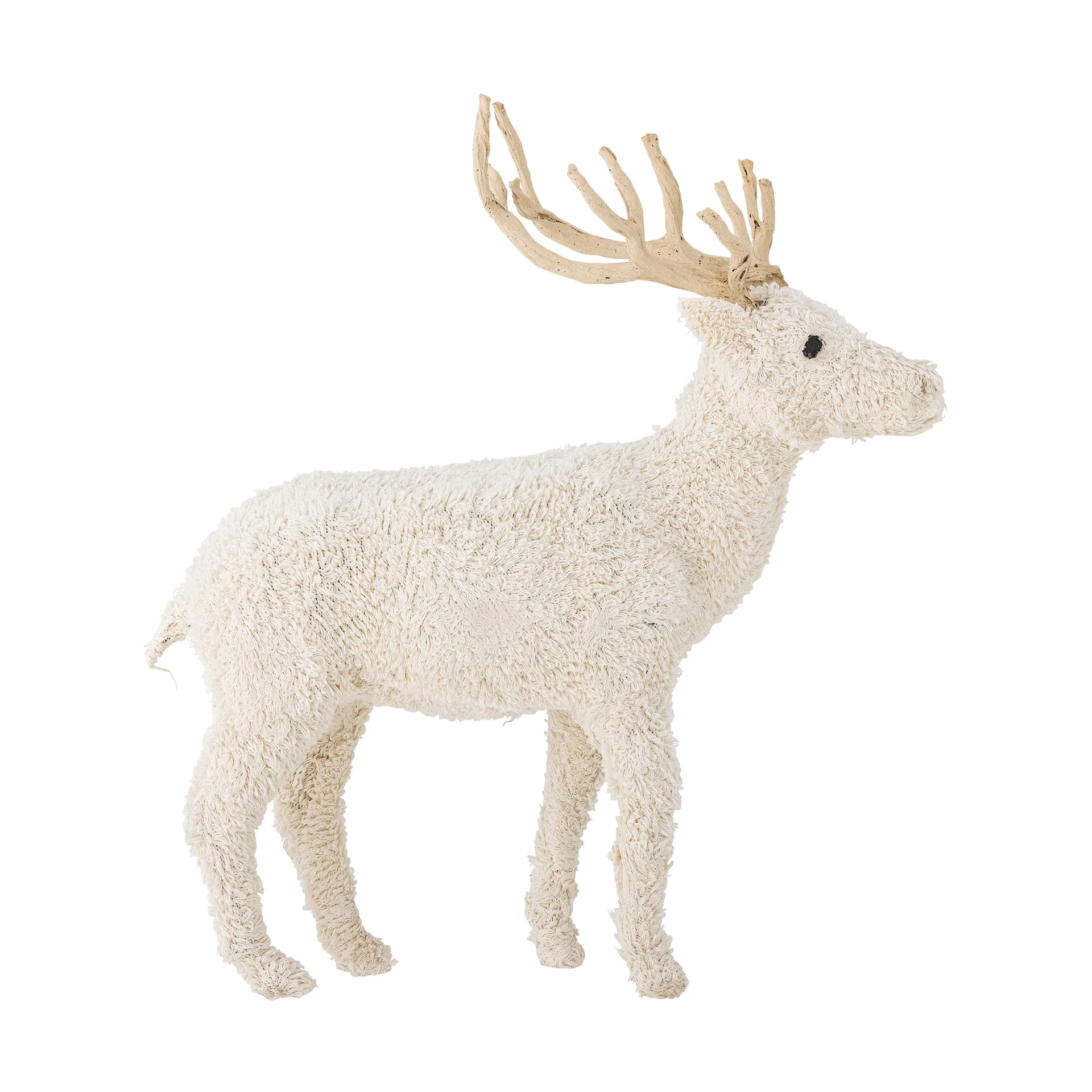 Elmo deer デコレーション 20 cm, White Bloomingville | ブルーミングヴィル