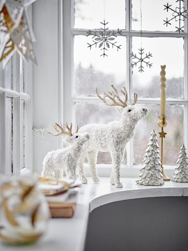 Elmo deer デコレーション 33 cm, White Bloomingville | ブルーミングヴィル