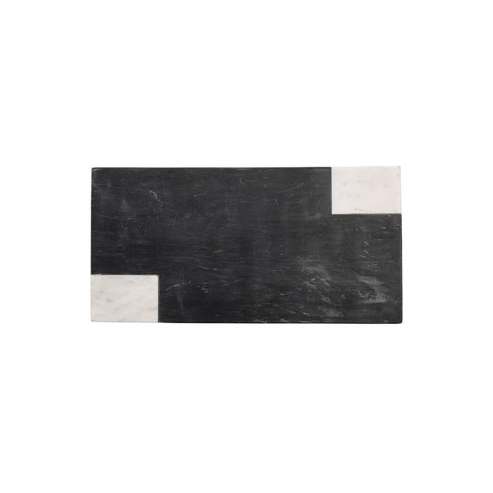 Elvia カッティングボード マーブル 23x45.5 cm - black - Bloomingville | ブルーミングヴィル