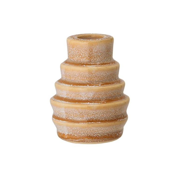 Emin キャンドルスティック ストーンウェア 9 cm, yellow Bloomingville | ブルーミングヴィル