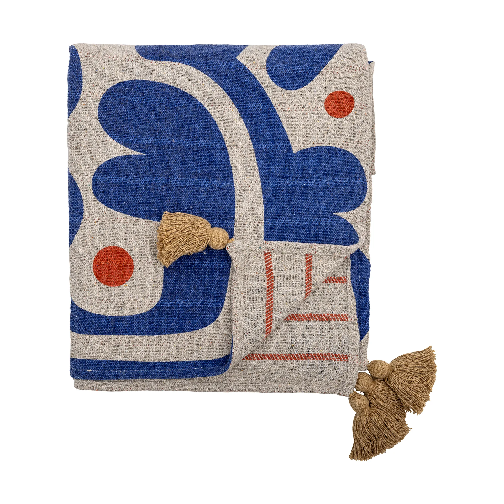 Eviaya スロー 130x160 cm, Blue Bloomingville | ブルーミングヴィル