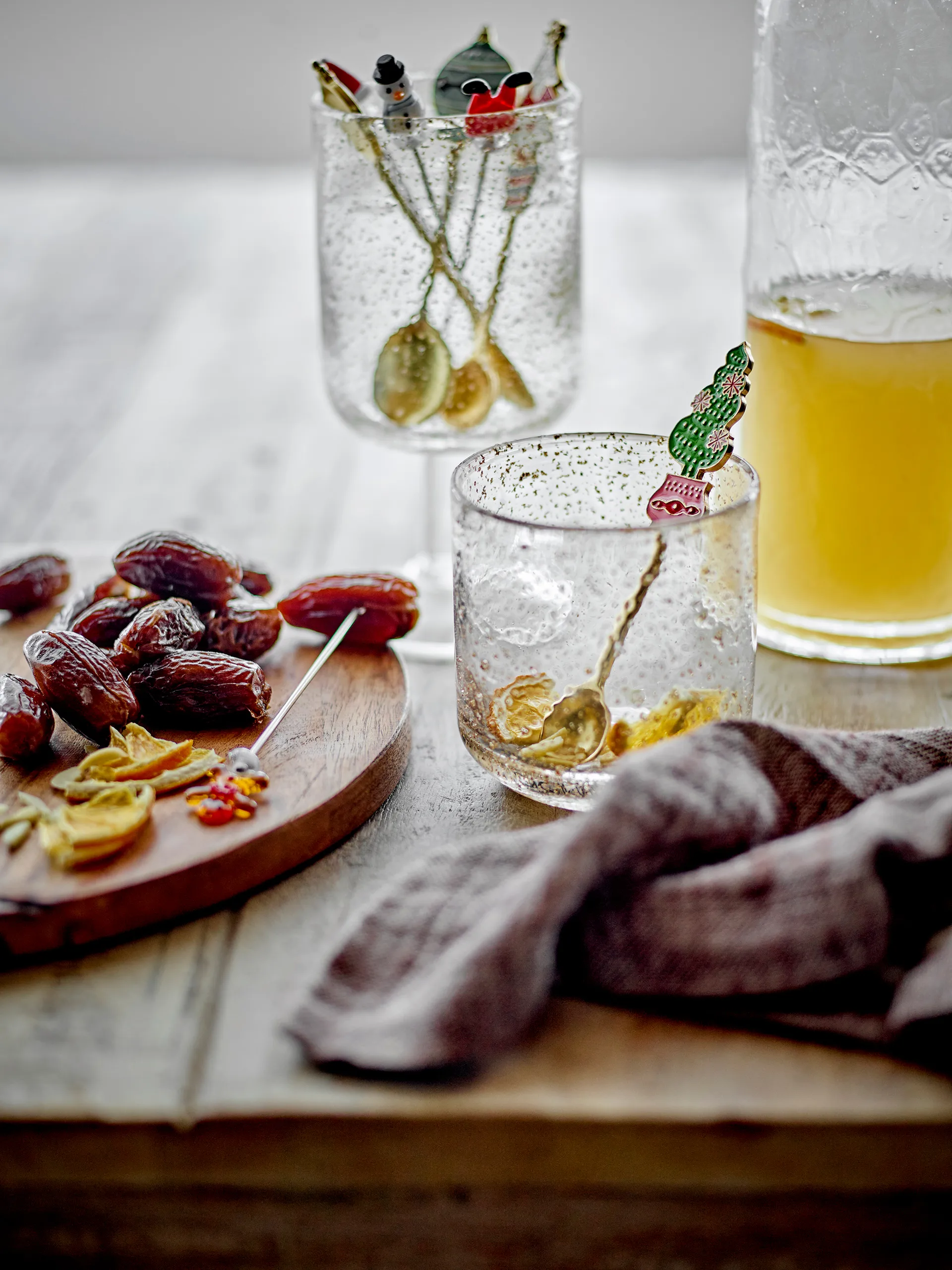 Feliz カクテルフォーク 4ピース, White-red Bloomingville | ブルーミングヴィル