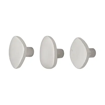 Ferri フック - Silver, 3 pieces - Bloomingville | ブルーミングヴィル