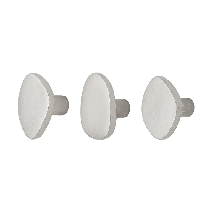 Ferri フック - Silver, 3 pieces - Bloomingville | ブルーミングヴィル