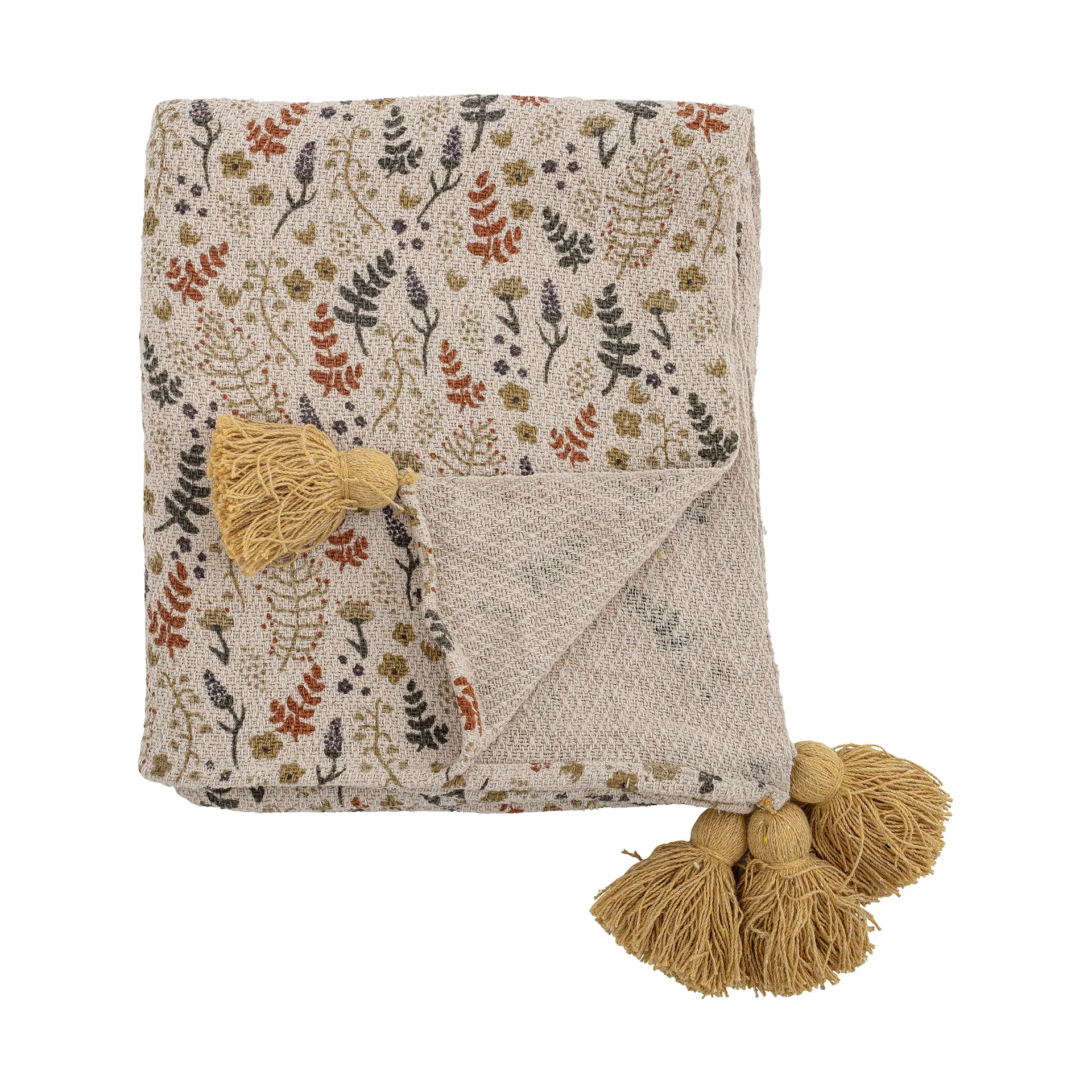 Filipa スロー 130x160 cm, Yellow Bloomingville | ブルーミングヴィル