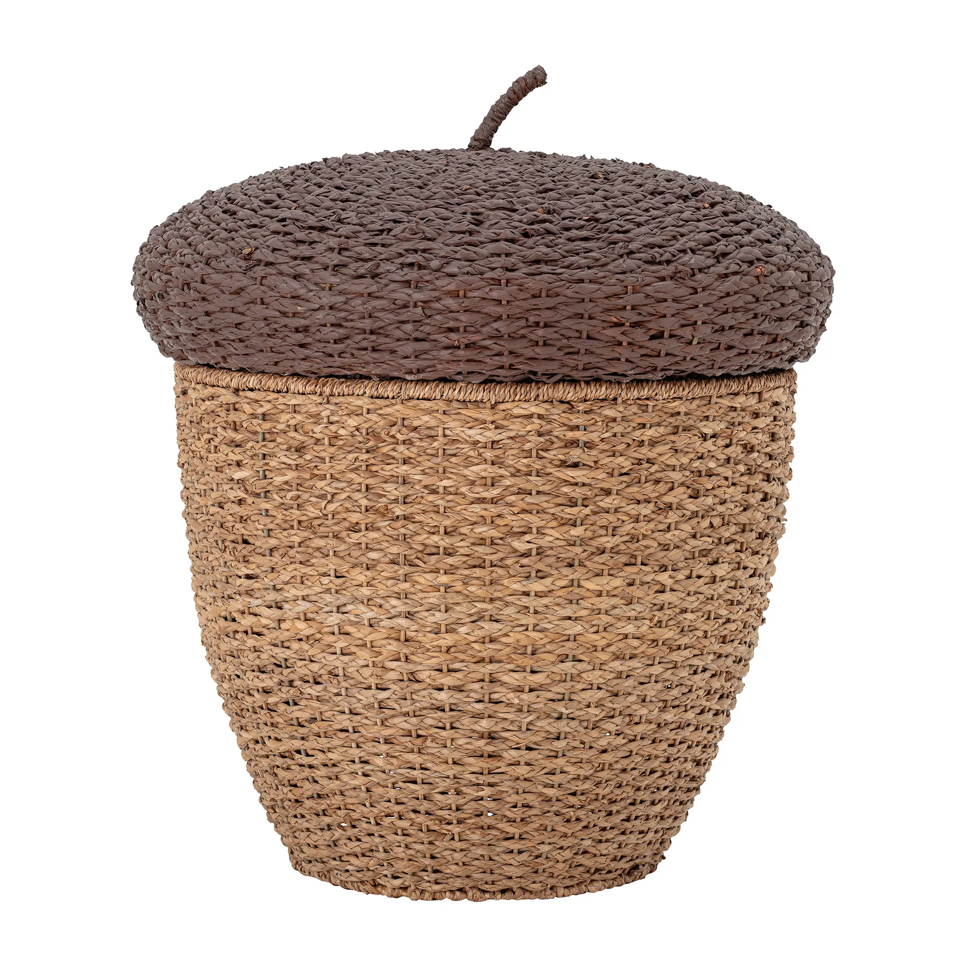 Finus 収納ボックス 蓋つき Ø43.5 cm, Brown Bloomingville | ブルーミングヴィル