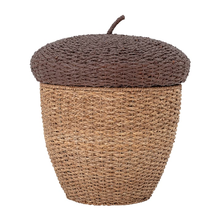 Finus 収納ボックス 蓋つき Ø43.5 cm, Brown Bloomingville | ブルーミングヴィル