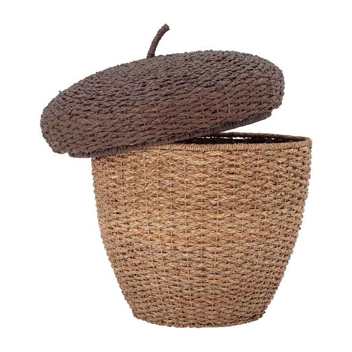Finus 収納ボックス 蓋つき Ø43.5 cm, Brown Bloomingville | ブルーミングヴィル
