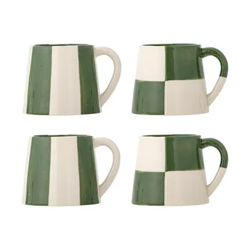 Floki マグ - Green, 4 pieces - Bloomingville | ブルーミングヴィル