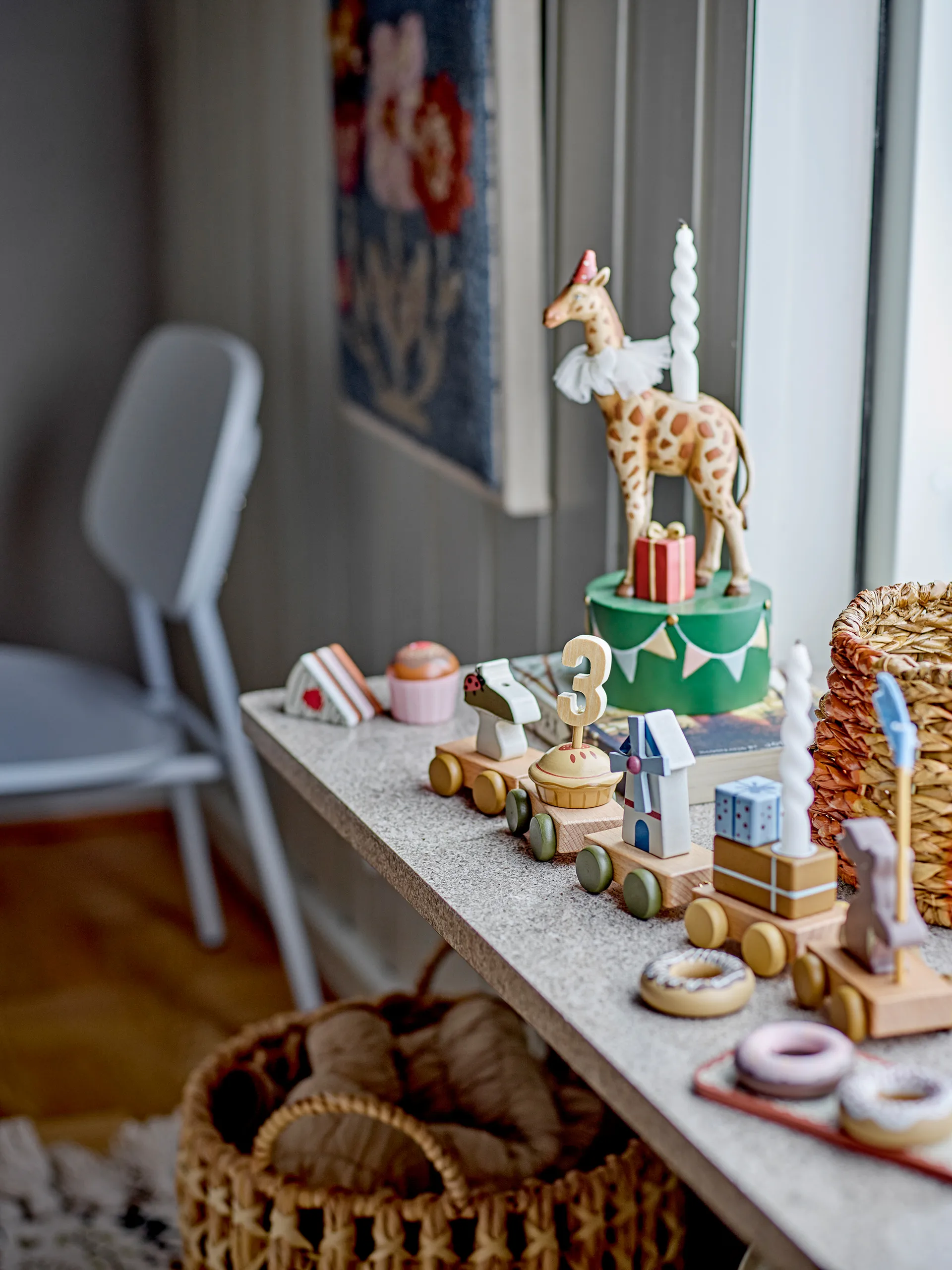 Flor キャンドルホルダー 25 cm, Giraff Bloomingville | ブルーミングヴィル