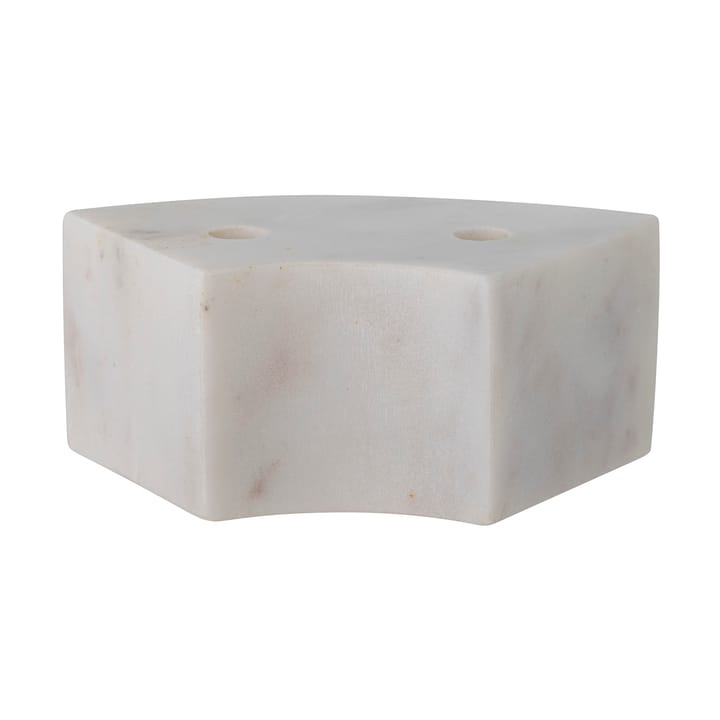 Florida キャンドルホルダー  14.5x6x7.5 cm, White marble Bloomingville | ブルーミングヴィル