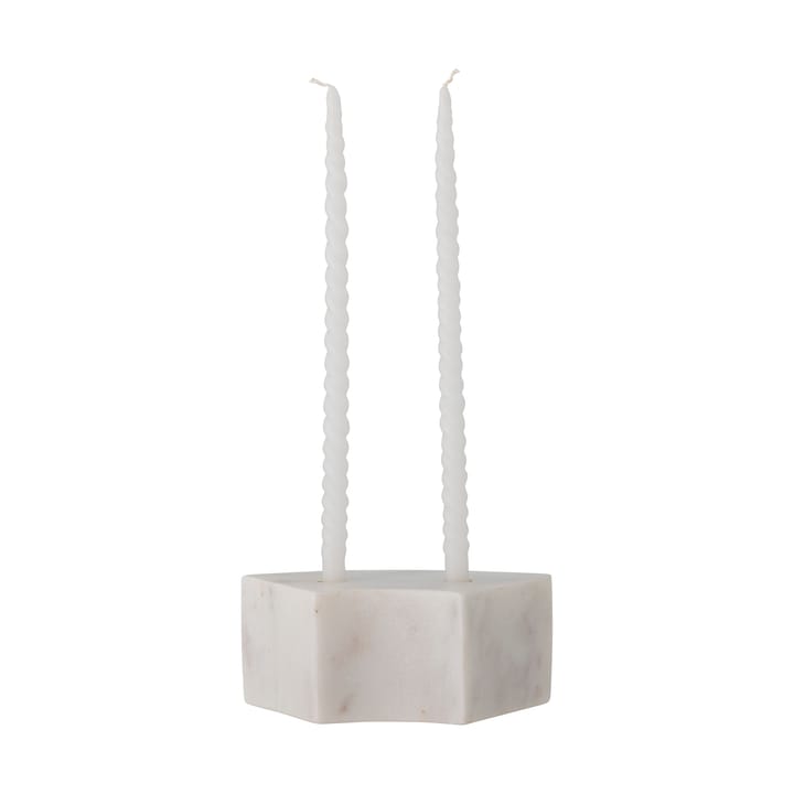 Florida キャンドルホルダー  14.5x6x7.5 cm, White marble Bloomingville | ブルーミングヴィル