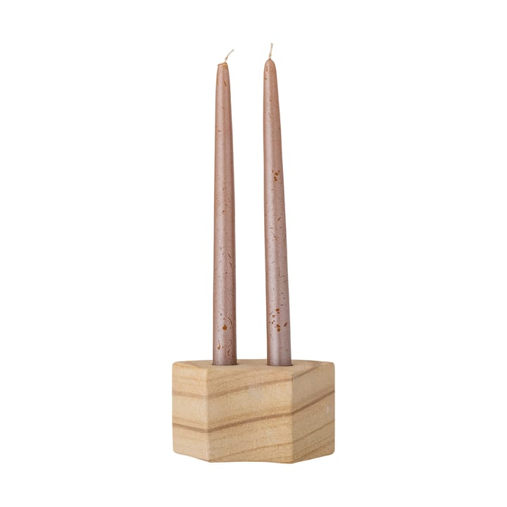 Florida キャンドルホルダー 14.5x8x7.5 cm, Natural sandstone Bloomingville | ブルーミングヴィル