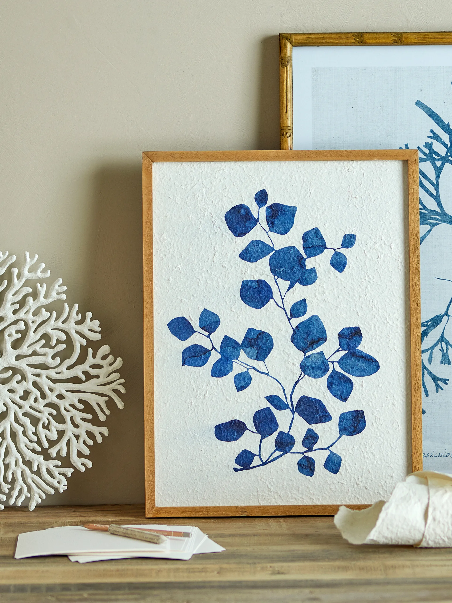 Gunnvor ペインティング 40.5x53.5 cm, Pine frame Bloomingville | ブルーミングヴィル