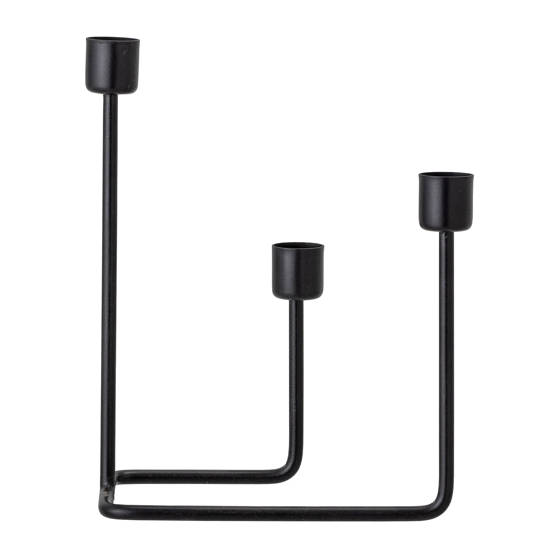 Hafi キャンドルスティック 21 cm, Black Bloomingville | ブルーミングヴィル