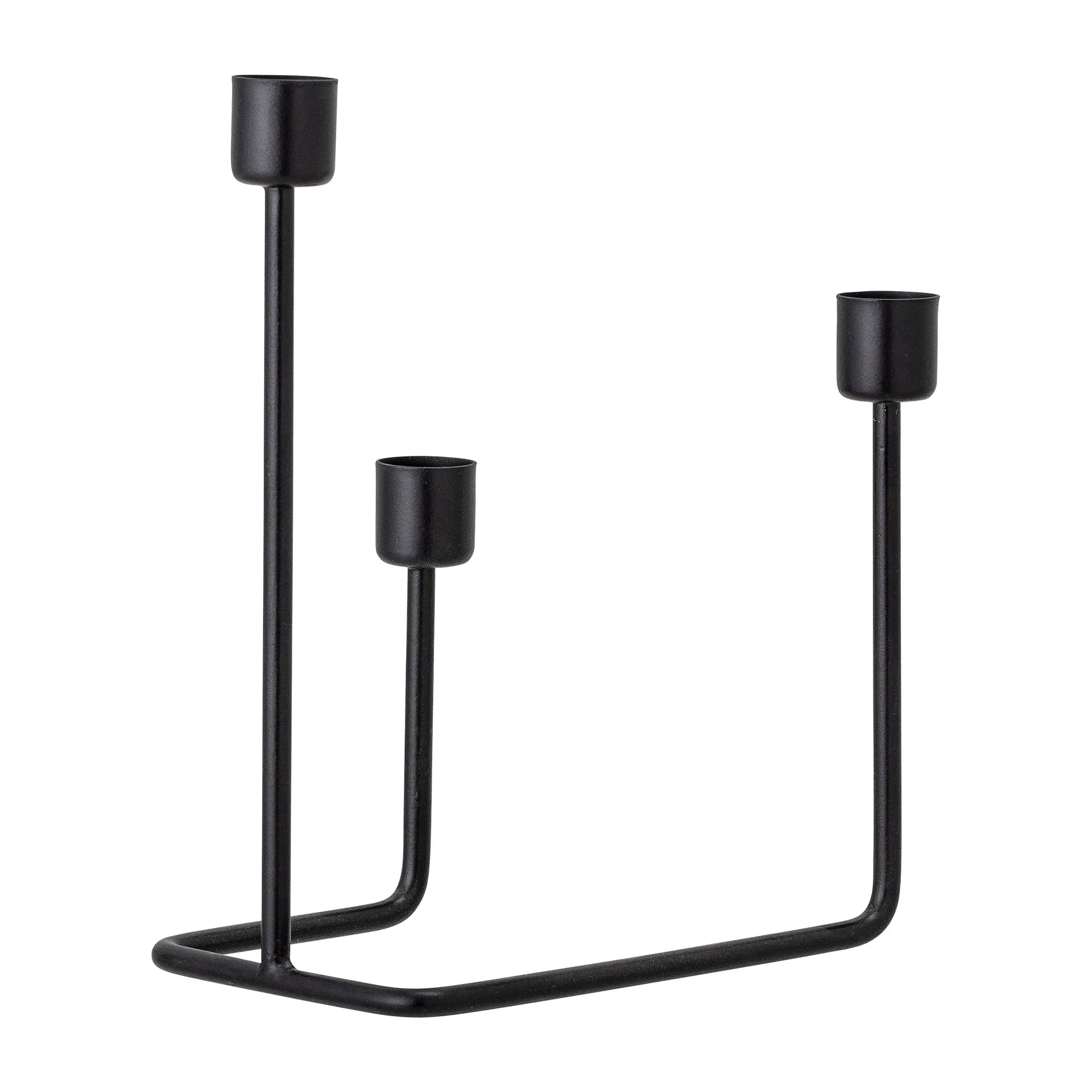 Hafi キャンドルスティック 21 cm, Black Bloomingville | ブルーミングヴィル