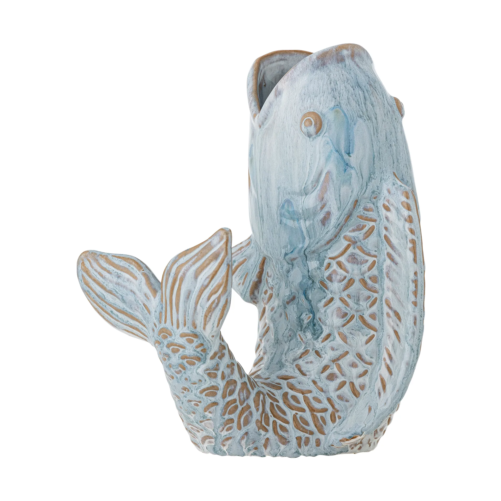 Hiro 花瓶 21 cm, Blue Bloomingville | ブルーミングヴィル