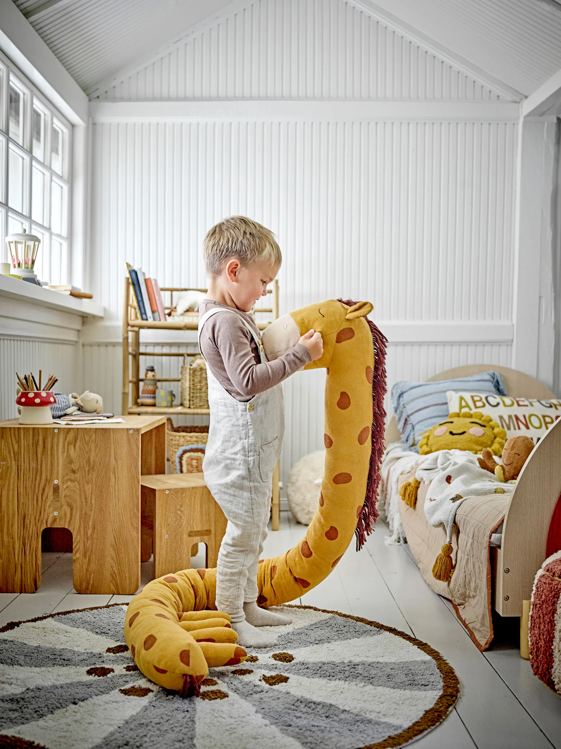Ibber ぬいぐるみ 184 cm, Orange giraffe Bloomingville | ブルーミングヴィル
