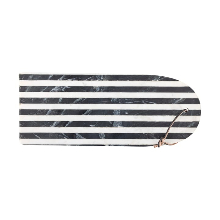 Illuna カッティングボード 20x40 cm - Black-white marble - Bloomingville | ブルーミングヴィル