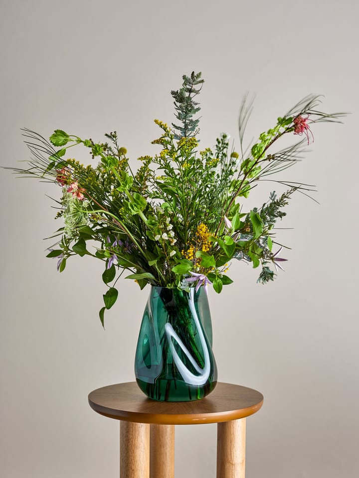 Ingolf ガラス花瓶 26 cm, Green Bloomingville | ブルーミングヴィル