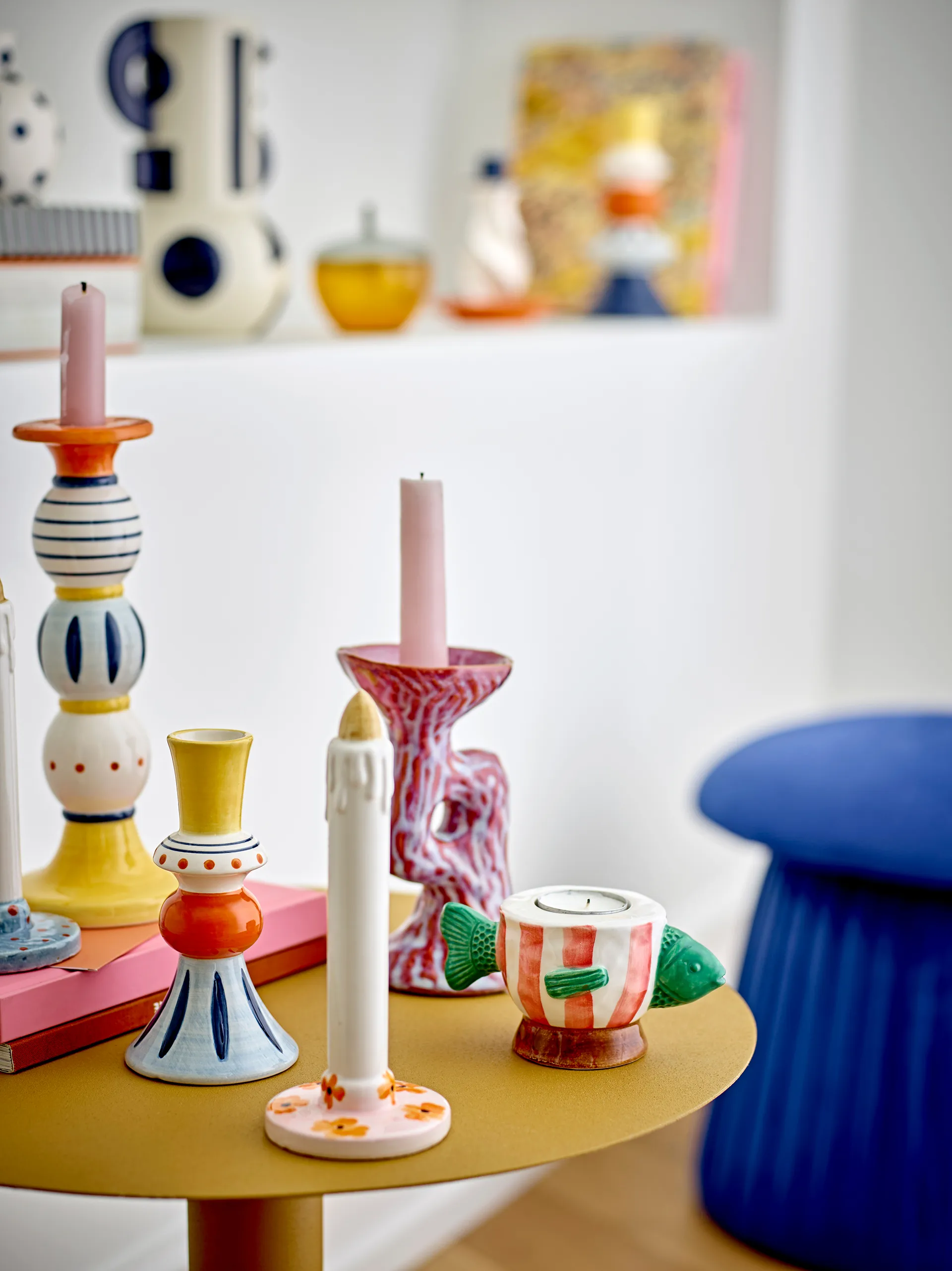 Ivalie キャンドルスティック, Pink Bloomingville | ブルーミングヴィル