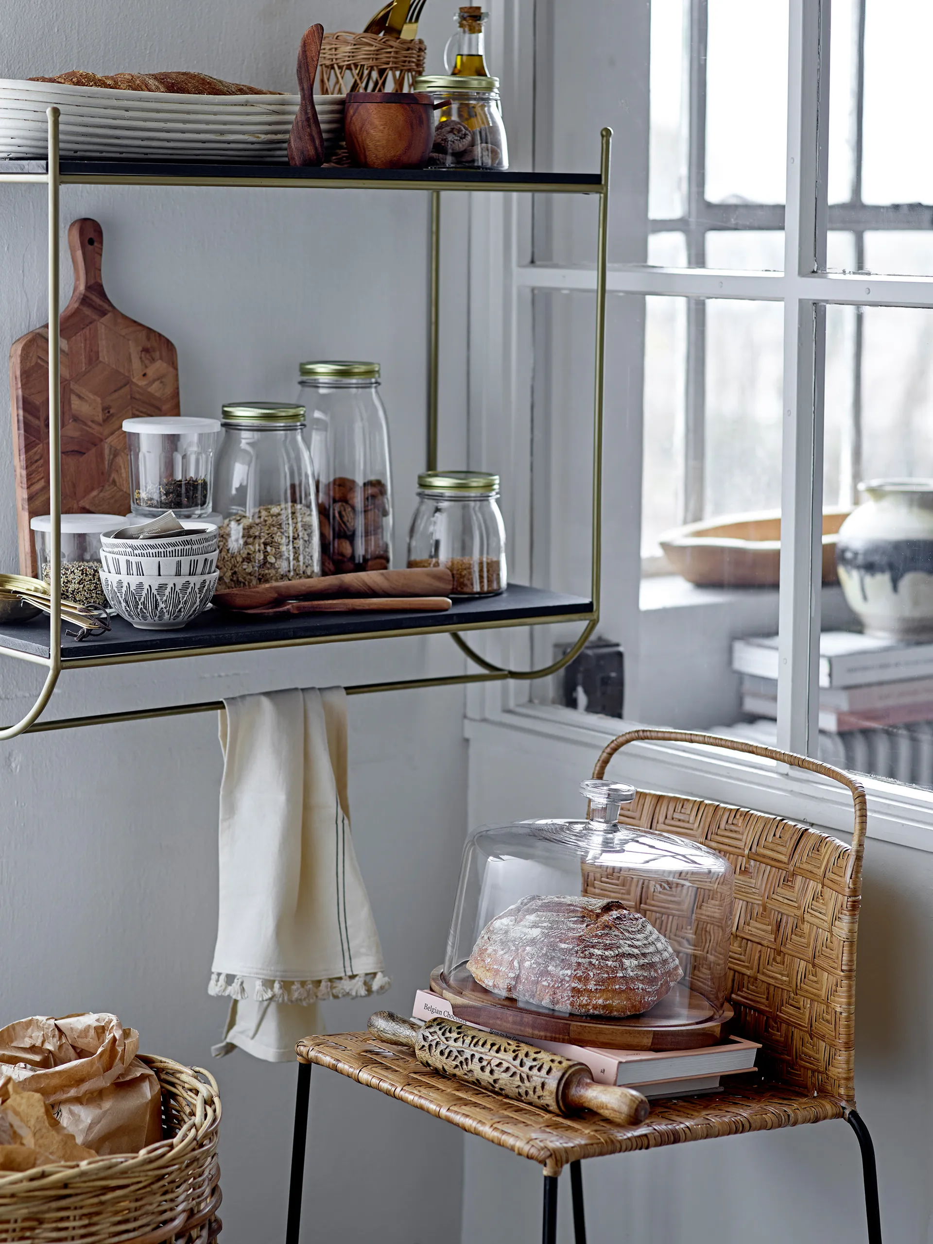 Jala 収納バスケット 2個セット, Brown Bloomingville | ブルーミングヴィル