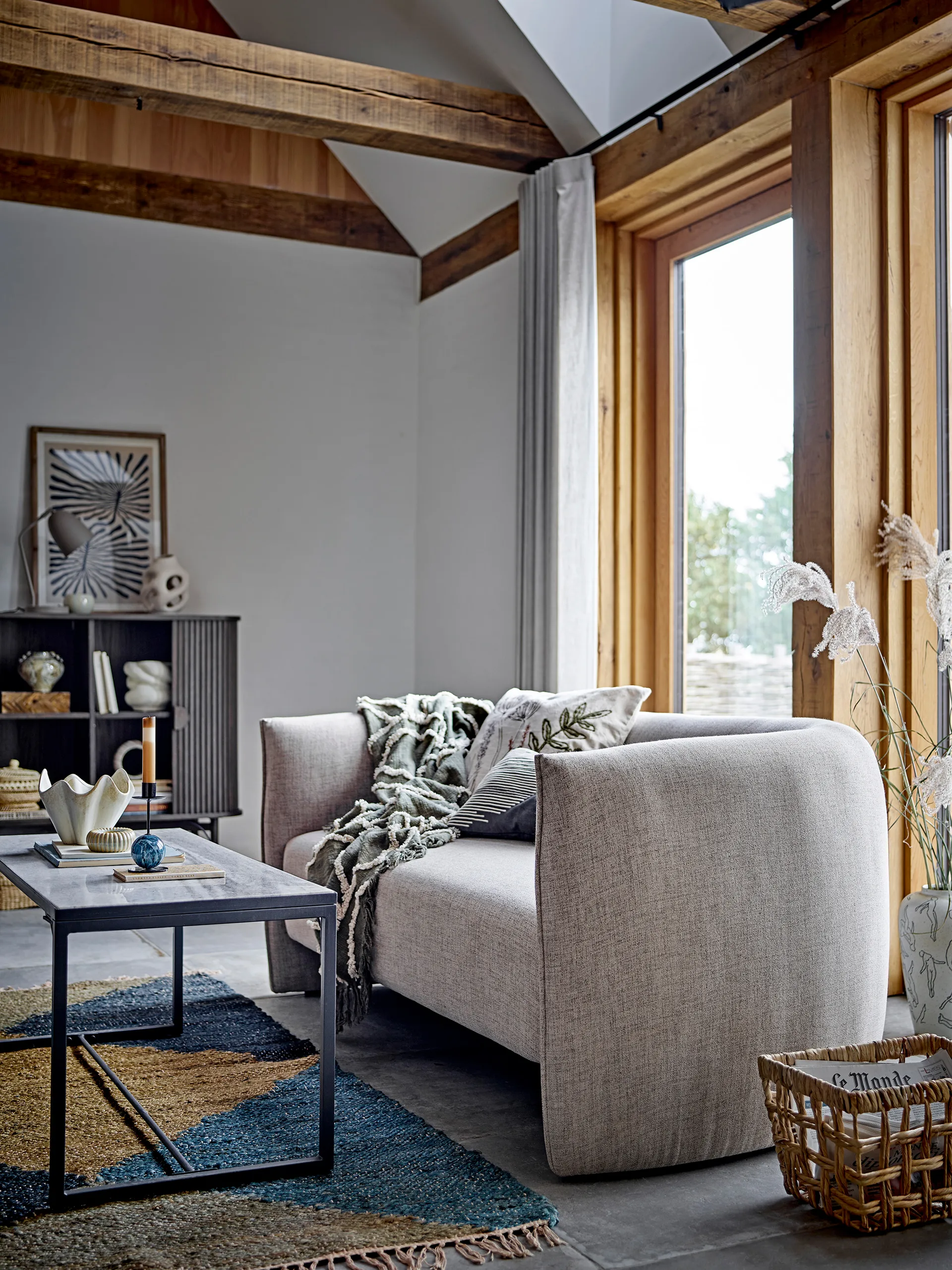 Jayda キャンドルホルダー Ø7x15 cm, Blue-iron Bloomingville | ブルーミングヴィル