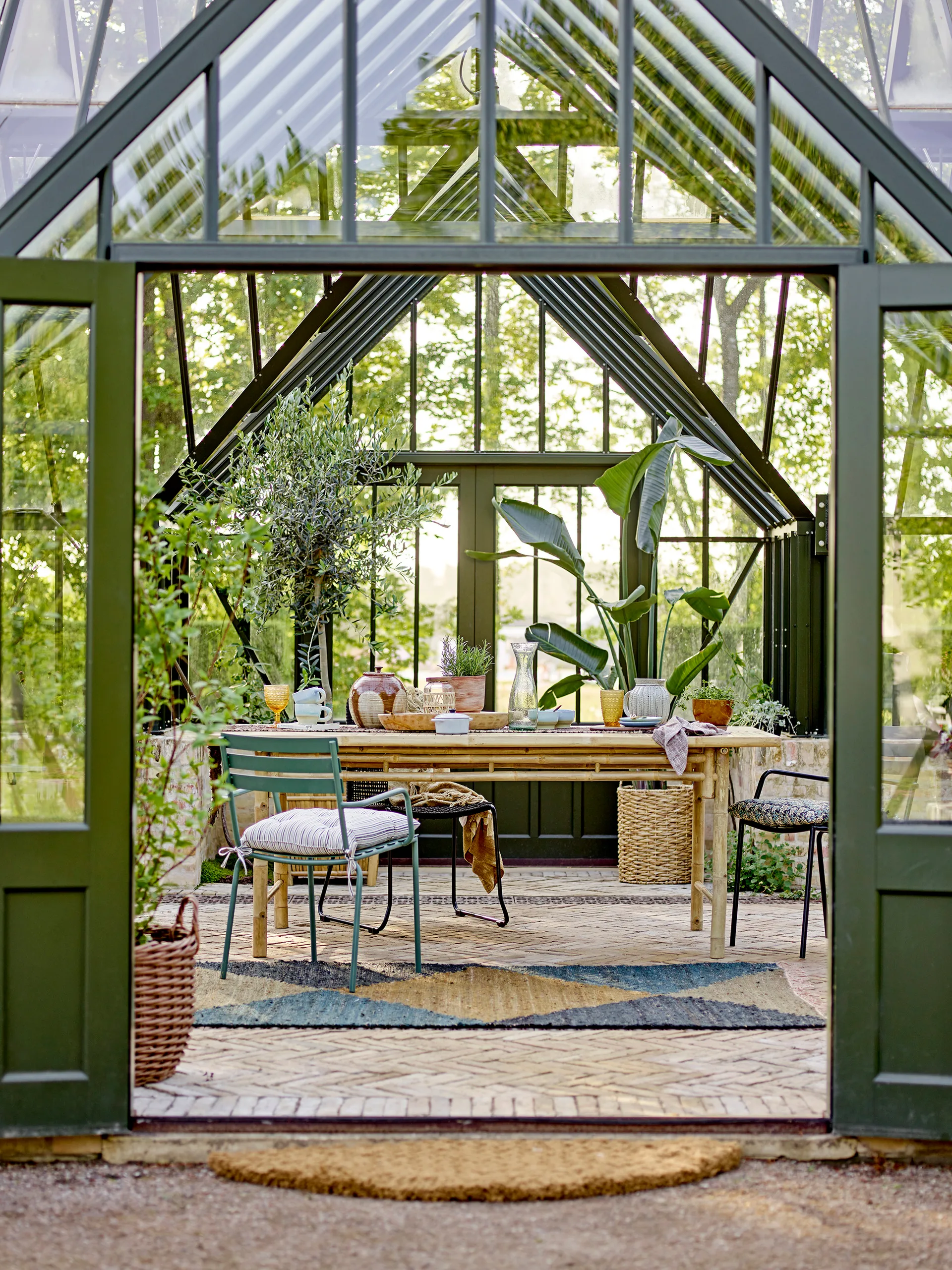 Jayde 収納バスケット 2ピース, Brown Bloomingville | ブルーミングヴィル