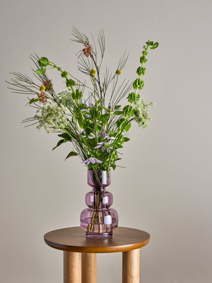 Johnson ガラス花瓶 16.5 cm, Purple Bloomingville | ブルーミングヴィル