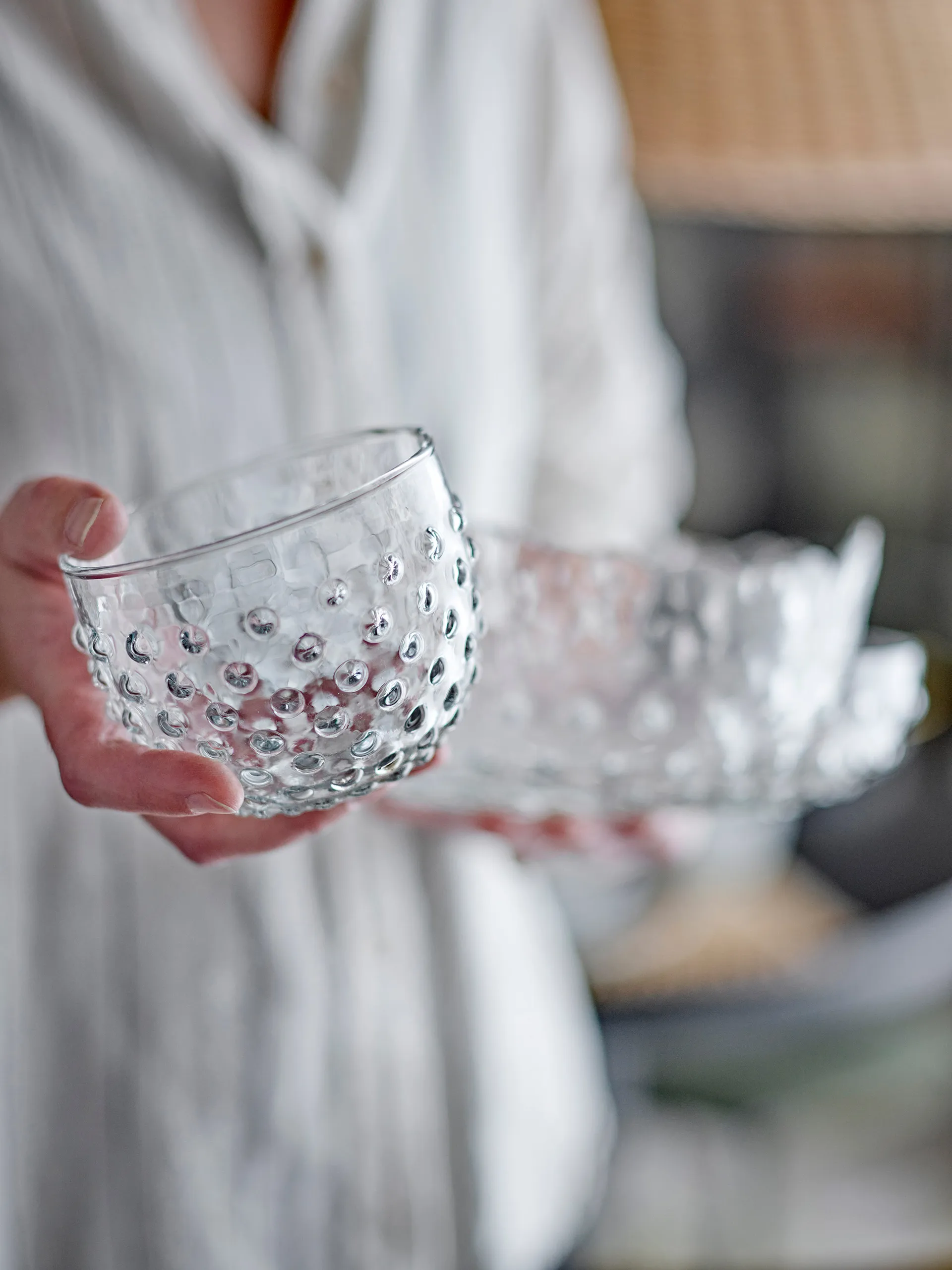 Justina ボウル Ø10 cm, Clear Bloomingville | ブルーミングヴィル