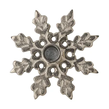 Kashi キャンドルホルダー - Silver, Ø13.5 cm - Bloomingville | ブルーミングヴィル