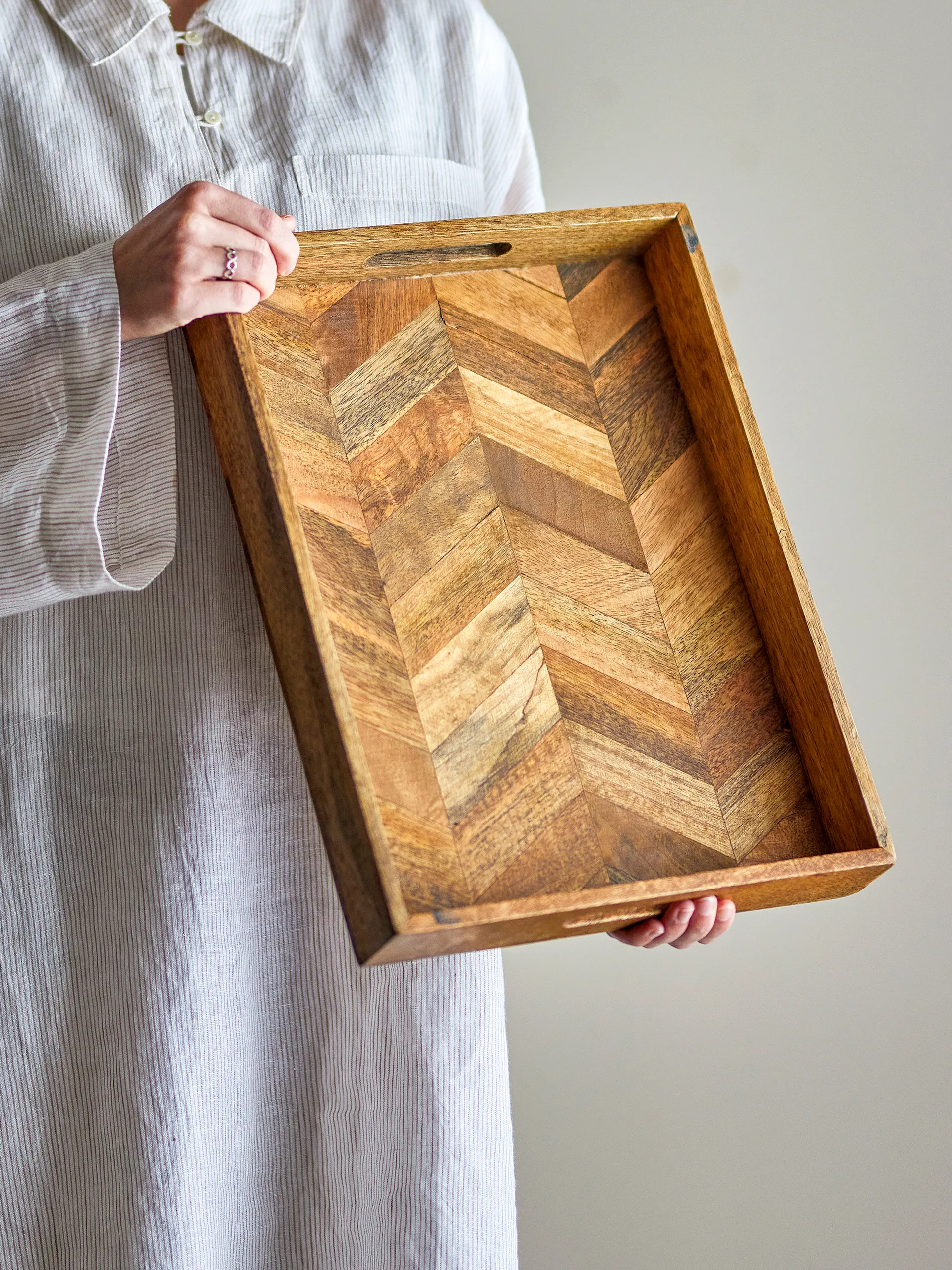 Katalyn サービングトレイ 30x40 cm, Natural Bloomingville | ブルーミングヴィル