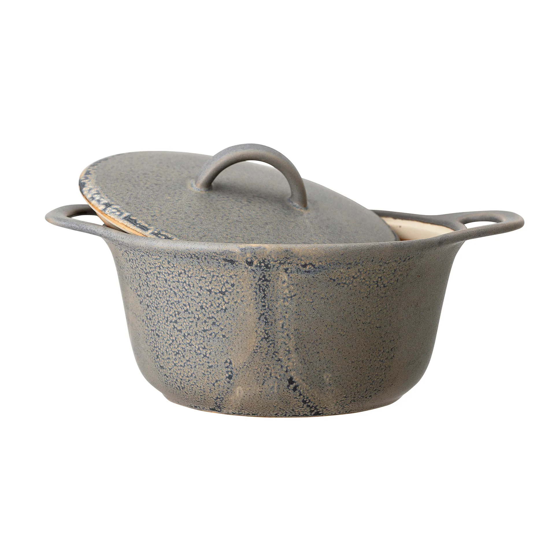 Kendra サービング キャセロール ディッシュ ストーンウェア, Grey Bloomingville | ブルーミングヴィル