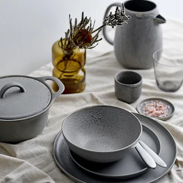 Kendra サービング キャセロール ディッシュ ストーンウェア - Grey - Bloomingville | ブルーミングヴィル