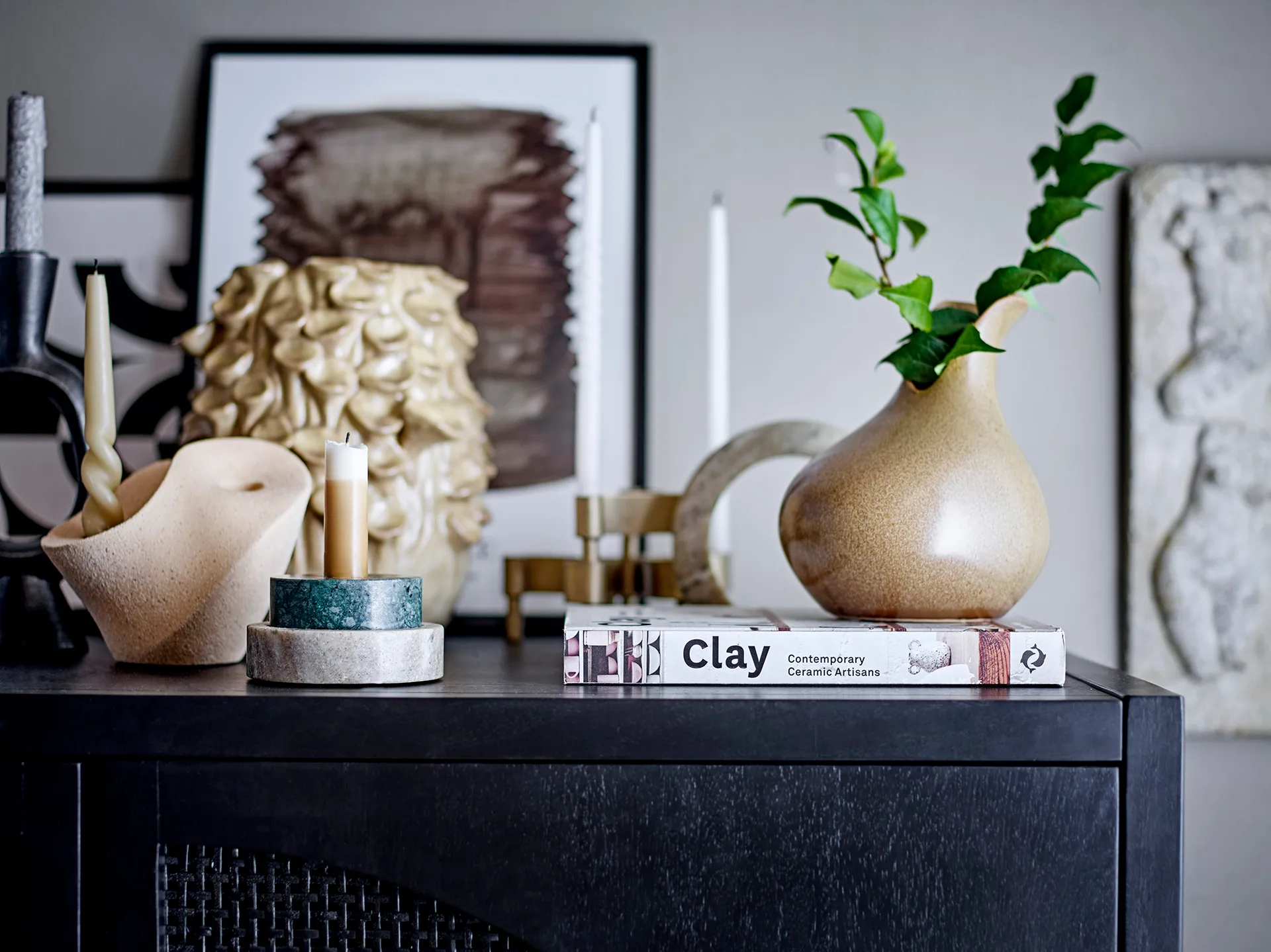 Kenja キャンドルホルダー, Brass Bloomingville | ブルーミングヴィル