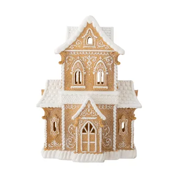 Kevin デコレーションハウス ライト付き - Brown, 37 cm - Bloomingville | ブルーミングヴィル