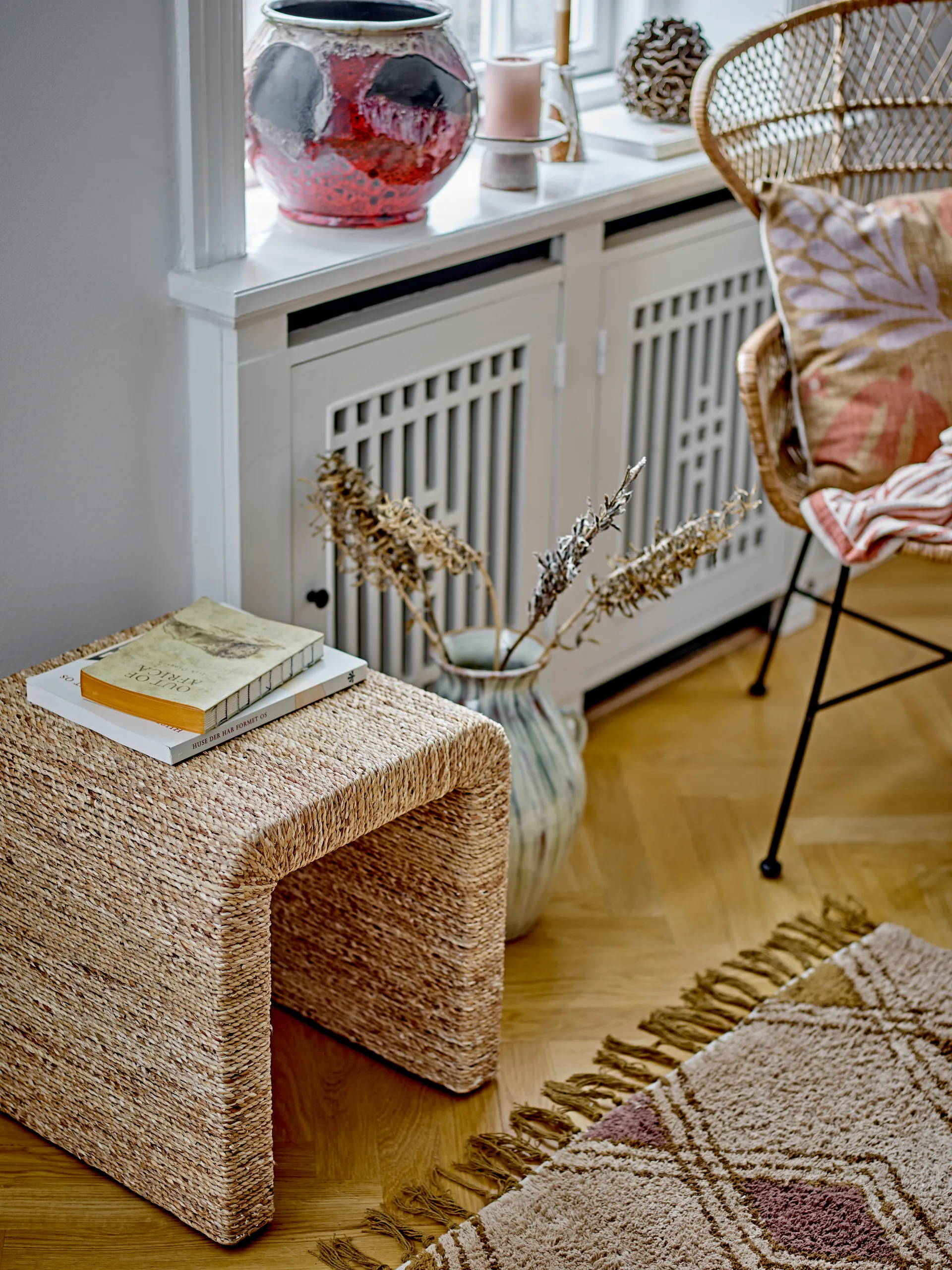 Kien スツール 43x42x45 cm, Water hyacinth Bloomingville | ブルーミングヴィル