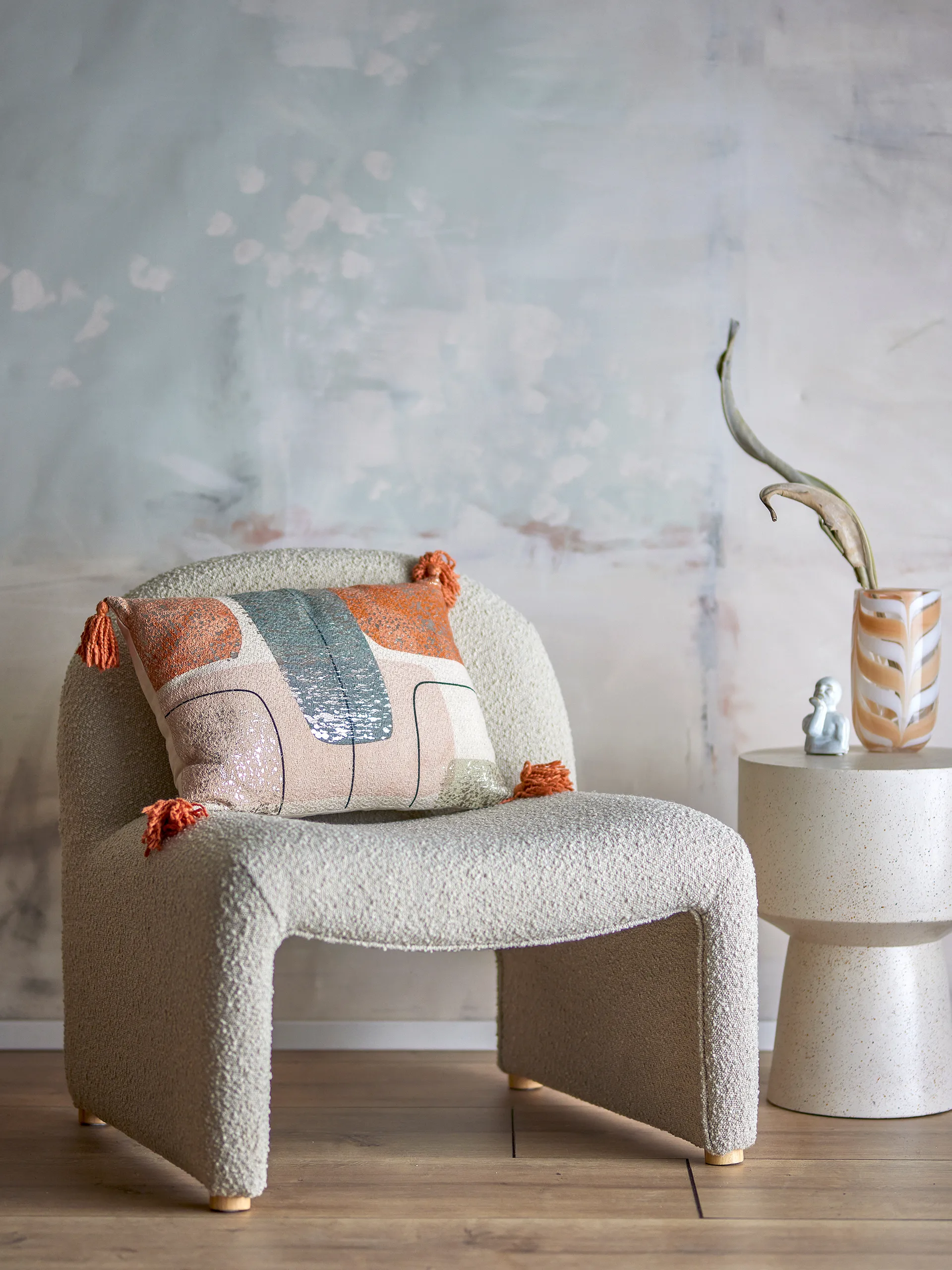 Lanzo クッション 35x50 cm, Orange Bloomingville | ブルーミングヴィル