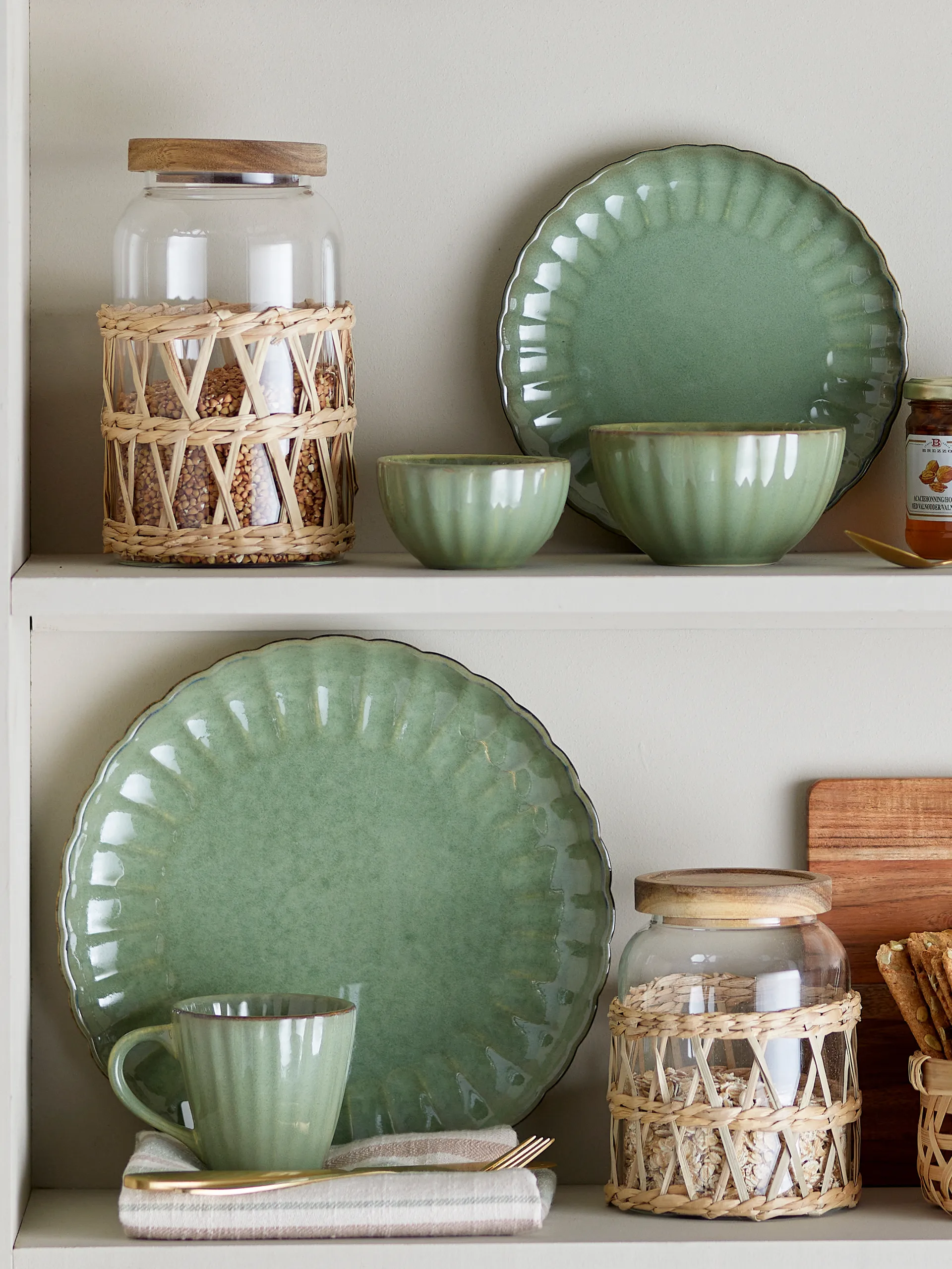 Latina プレート Ø27 cm, Light green Bloomingville | ブルーミングヴィル