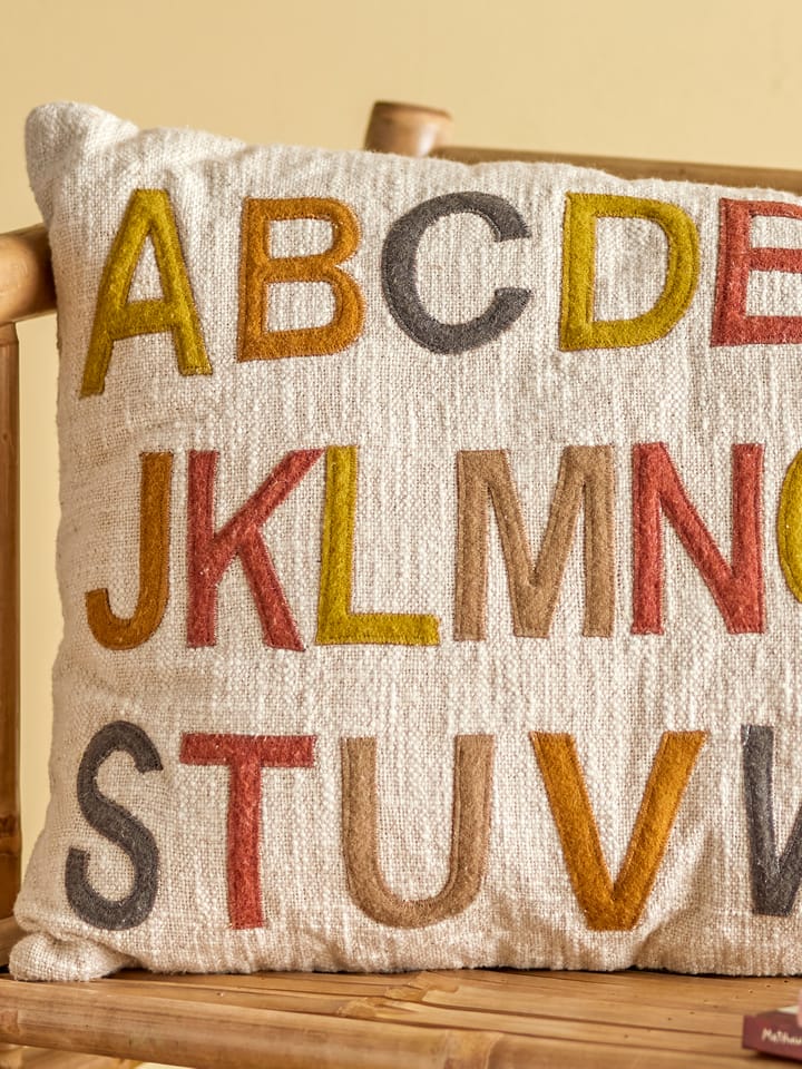 Lexi クッション アルファベット 40x60 cm, Nature-multi Bloomingville | ブルーミングヴィル
