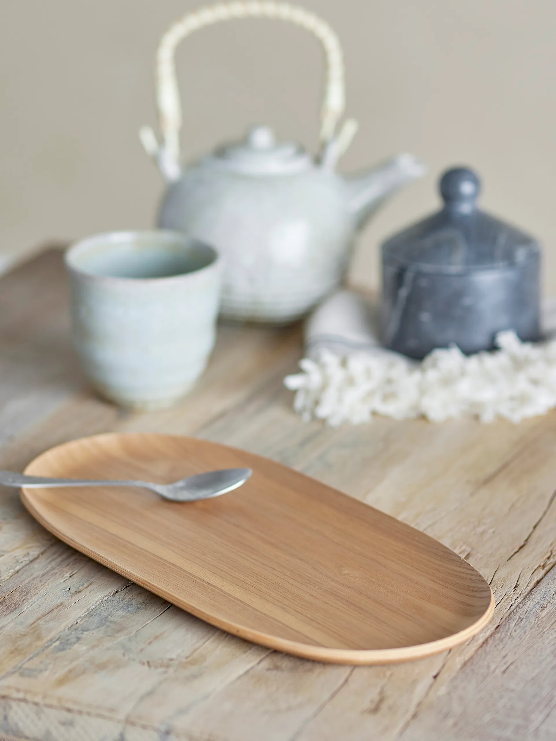 Leyton トレイ 15x31 cm, Natural oak Bloomingville | ブルーミングヴィル