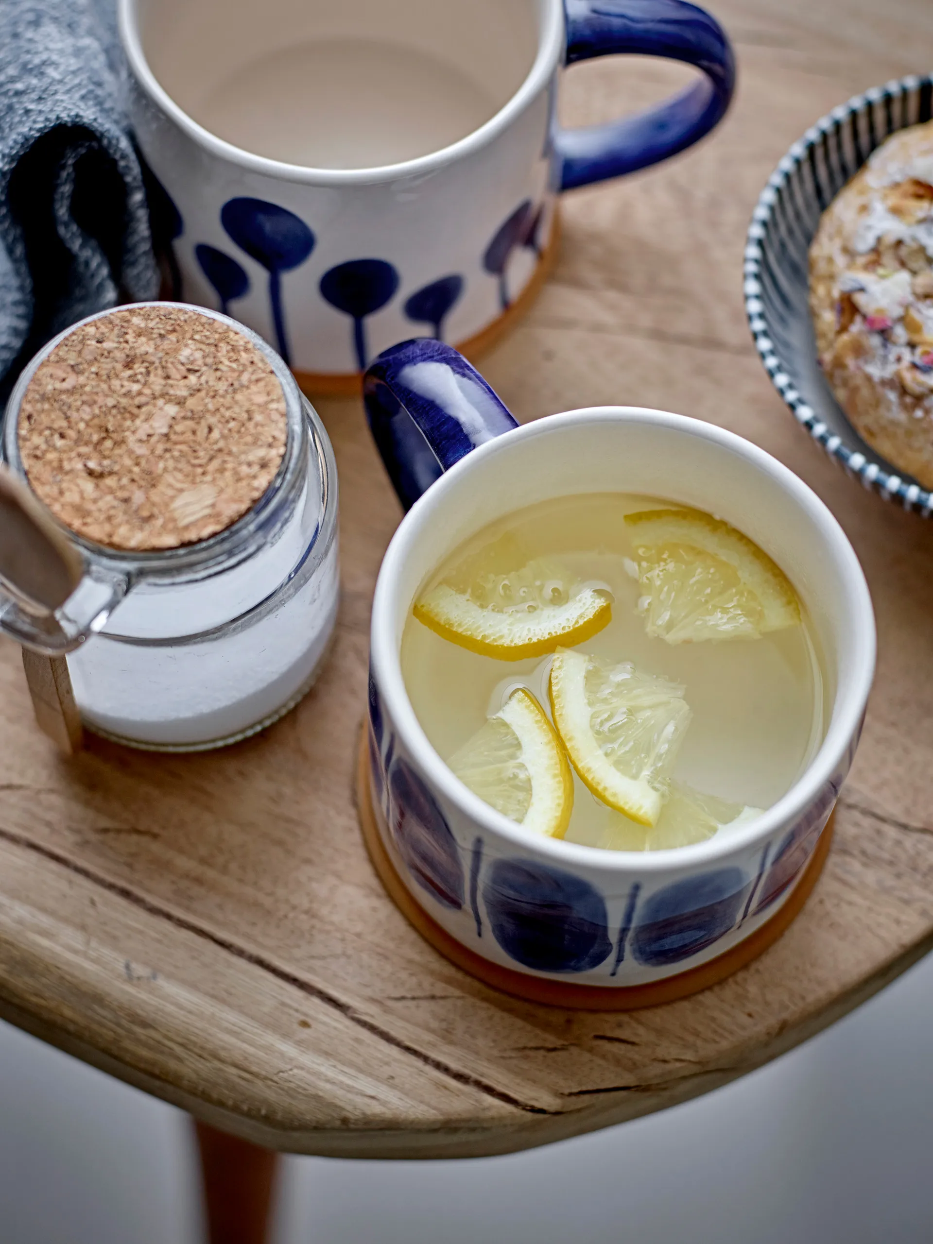 Linora マグ 450 ml 3個, Blue Bloomingville | ブルーミングヴィル