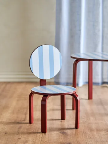 Liova チェア - Multi, light blue-white-brown - Bloomingville | ブルーミングヴィル