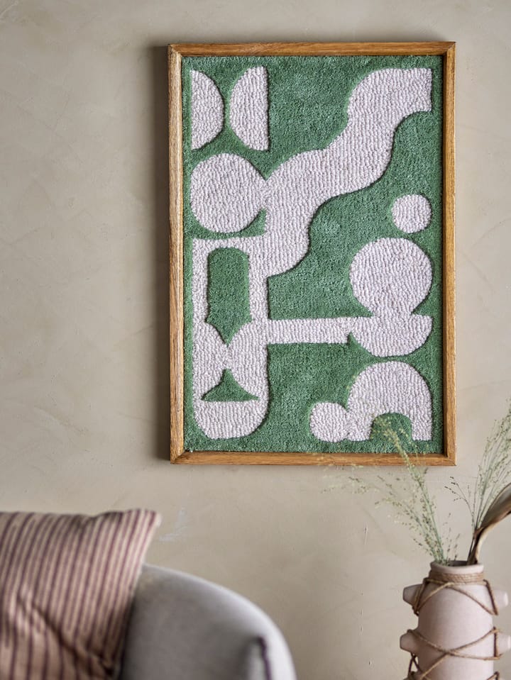 Longton ウォールデコレーション 45x65 cm, Green Bloomingville | ブルーミングヴィル
